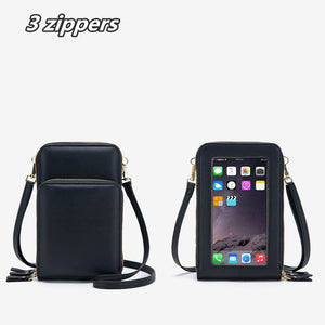 Multi-functional Mini Touchable Cell Phone Shoulder Crossbody Bags