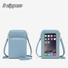 Load image into Gallery viewer, Multi-functional Mini Touchable Cell Phone Shoulder Crossbody Bags